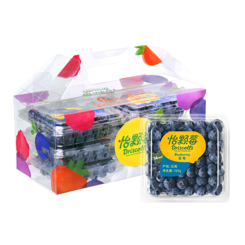 ����ݮDriscoll's ������ݮ14mm+ 6��װ Լ125g/�� ����ˮ����� 52.4Ԫ/�����յ�49.95Ԫ����104.8Ԫ��