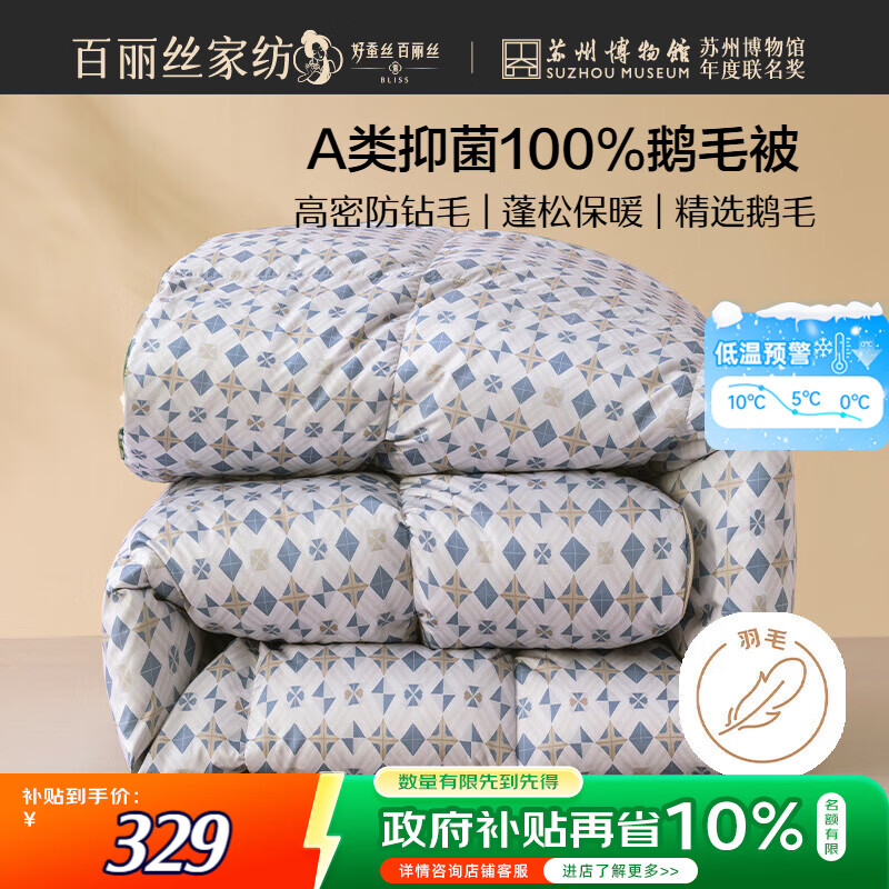 ����˿���ޱ�����100%��ë�����޶�����ů�Ӻ񿹾����������Լ1400g 328.23Ԫ