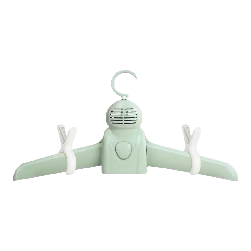 【全网爆款】烘干衣架干衣机便捷式衣服小型可折叠烘干机烘鞋器家用宿舍 自动杀菌智能定时除湿 大号晾衣夹【1只装】 1L