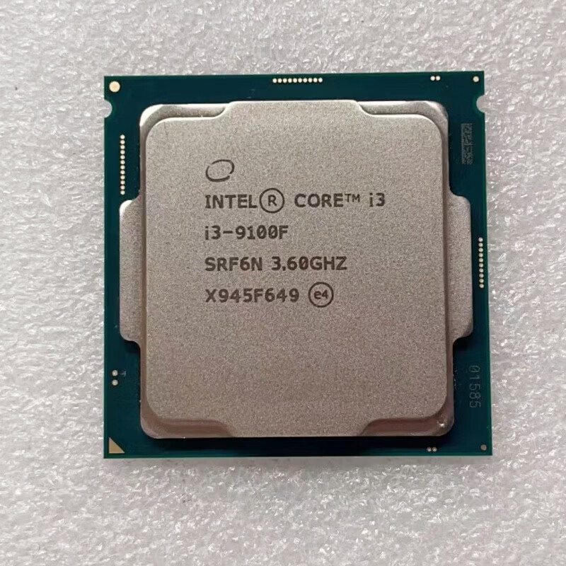 英特尔（Intel）i3 9100F i5 9400F 9400 9500 9600KF i7 9700F 9900KF 9代CPU i3 9100F 全新散片保一年