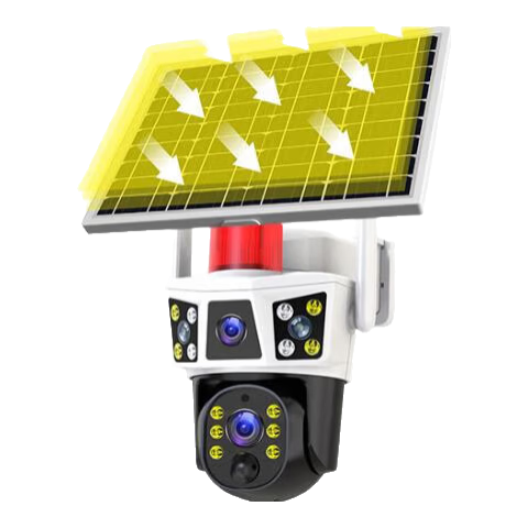 镭威视4g太阳能户外摄像头终身免流量室外免插电无需连wifi手机远程监控器家用360度无死角全景高清夜视