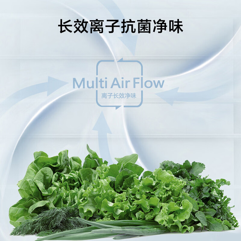 格力(GREE)晶弘家用法式多门冰箱428L深冻锁鲜BCD-428WPFCL/烟墨灰
