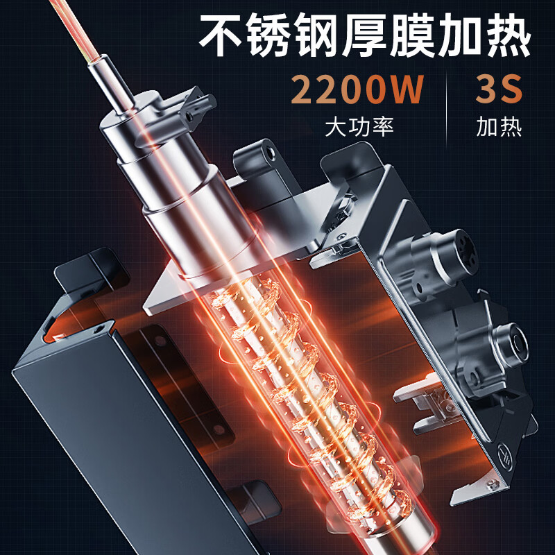 美菱（MeiLing）管线机壁挂式直饮水机家用餐边柜即热式饮水机自吸式大动力接桶装水 自行安装【无水箱·自吸桶装水】奶油白高温杀菌