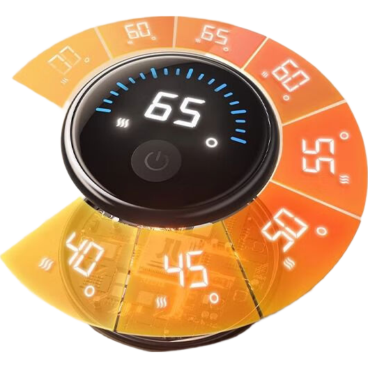 幾素石墨烯熱水袋便攜充電暖手寶電暖寶女無(wú)水防爆暖寶寶圣誕禮物 奶杏色雙面石墨烯恒溫65可機(jī)洗