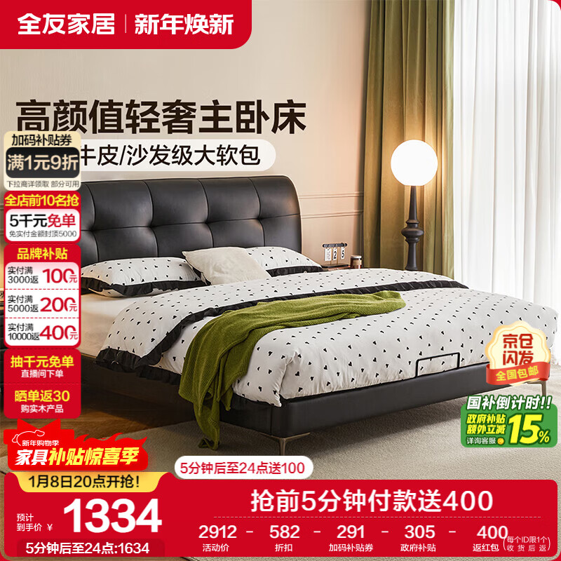 ȫ�ѼҾ���ʽ��Լ��ͷ��ţƤ��ͷ������������1.8�ס�2����Ƥ˫�˴� 1334Ԫ