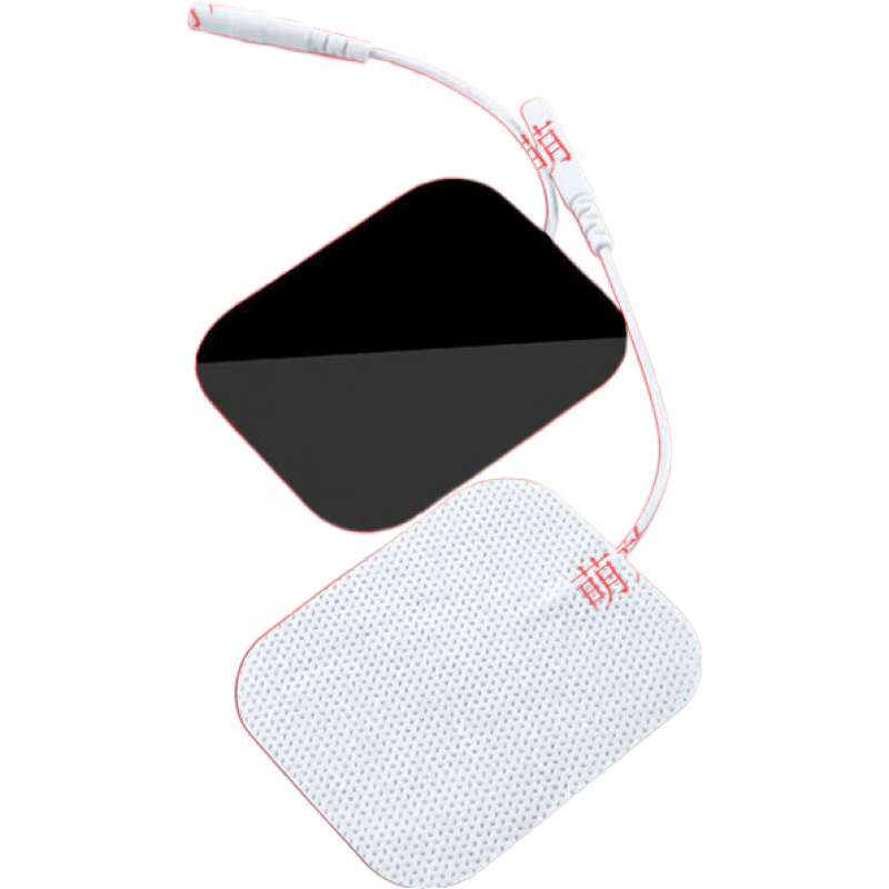 俏康（Cholcom）中頻理療儀電極片治療儀配件插針式脈沖電療針灸 無紡布貼片5x6 cm一對(duì)