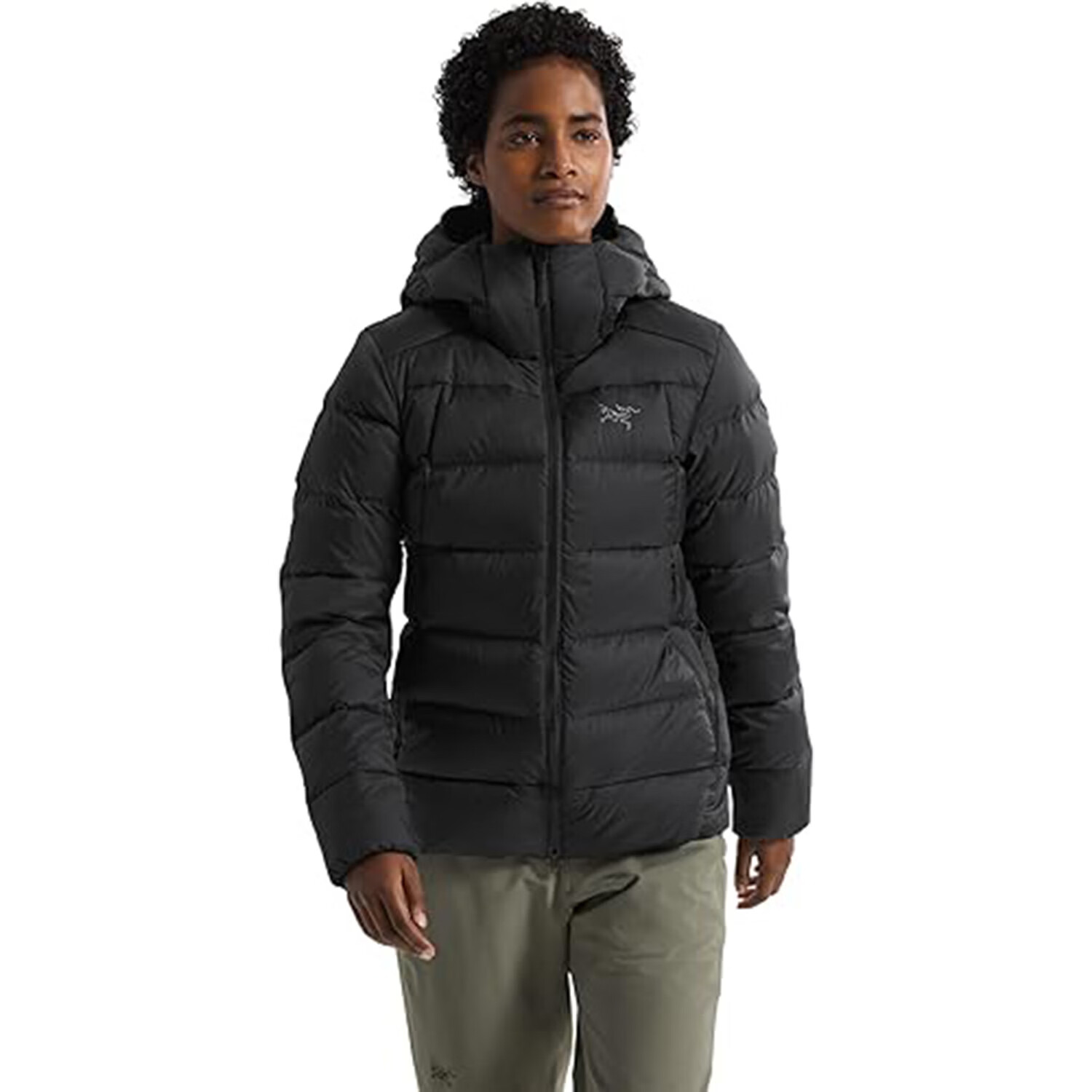 始祖鸟（ARC'TERYX）Thorium Hoody女士羽绒服750蓬鹅绒防风雨秋冬连帽保暖上衣外套 黑色 XXS