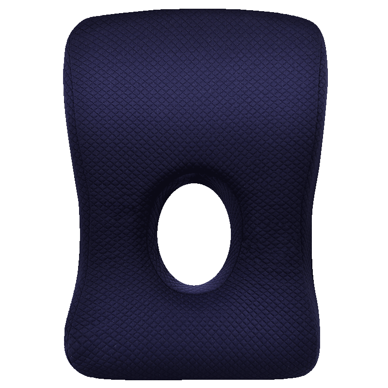 绿之源午睡枕趴睡枕多功能办公室学生午休趴枕神器睡觉趴桌子便携中空 深蓝色