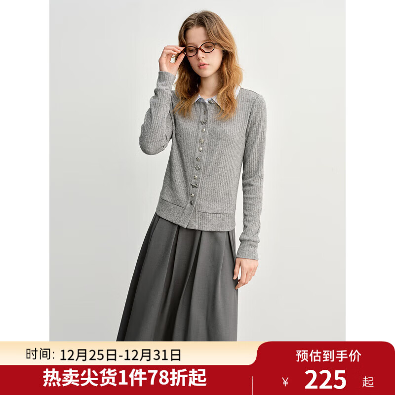 ��������Ůװ��������֯����2025�����¿����΢��mm�ٴ��������� �ǳ��� 2XL (���룺4) 190.42Ԫ