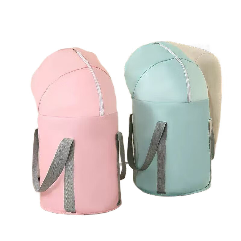 其他【好物优选】2025新款过膝加厚泡脚桶便携式旅行家用养生保温可折 泡脚桶【带板】蓝色