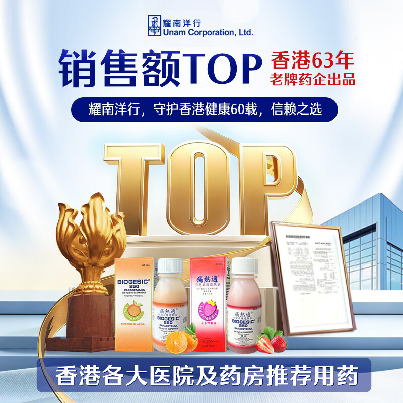 痛热适 痛热适小儿止痛退热水 对乙酰氨基酚解热镇痛正安堂小儿感冒素素痰露儿童发烧痛疼喉咙痛 【120mg草莓味】婴儿止痛退热水 3个月以上