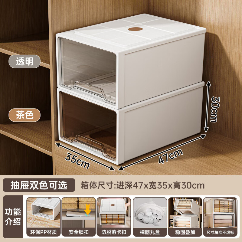 �ɷݰ�����ʽ����������¹��·����������͸��������������������ɺ� 50L: ��47*��35*��30CM��͸�裩 1��װ�����巢��/�ܷ������