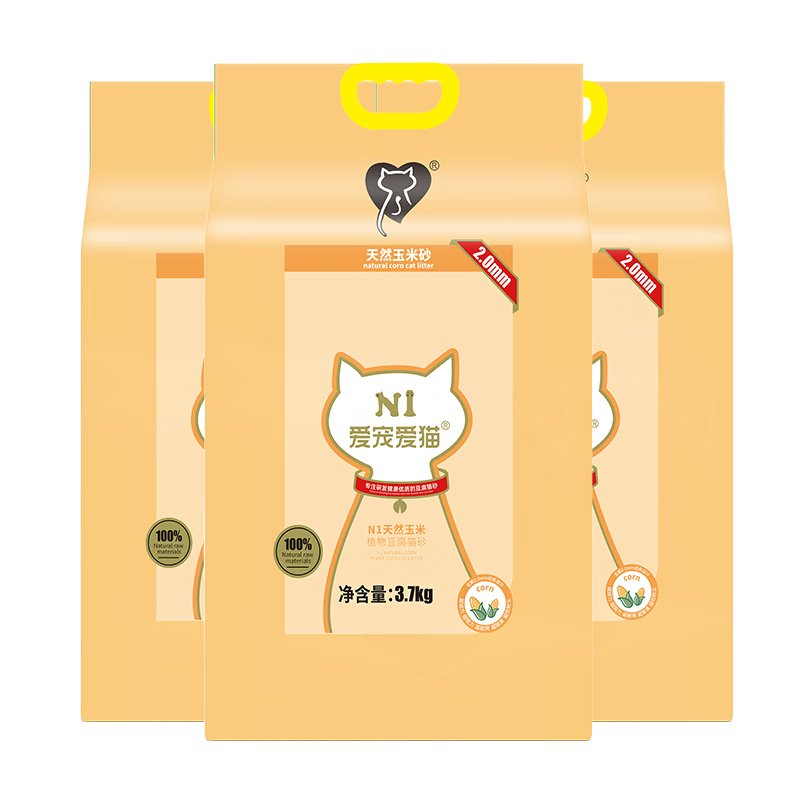 ���ڲ��������谮è N1 ���״�����èɰ 3����װ 11.1kg 2.0mm���� �׽��� �ɳ����    95Ԫ