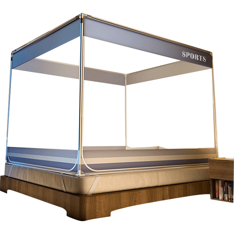 无印良品蚊帐【A类加密帐纱】防摔防撞免拼接蚊帐1.8x2米床全包围