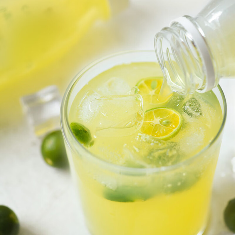 熙景源小青柠汁果汁饮料含维C清爽解腻含nfc火锅聚会清爽解腻大瓶分享装 小青柠汁 1L*1瓶