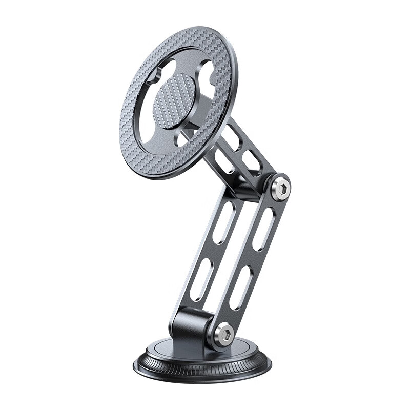 通用汽车车载手机支架仪表台出风口多功能手机支架汽车磁吸车载导航支 C9磁吸头白【通用球头17mm】.