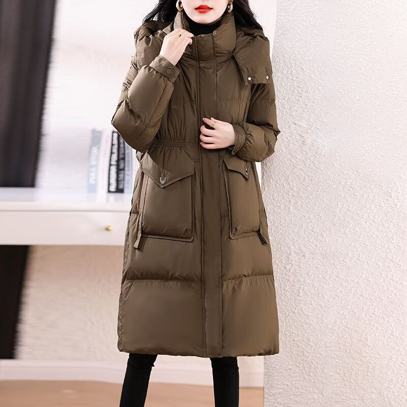 女士羽绒服女款短款中长款户外运动服饰2025年新款促销包邮 紫色 S