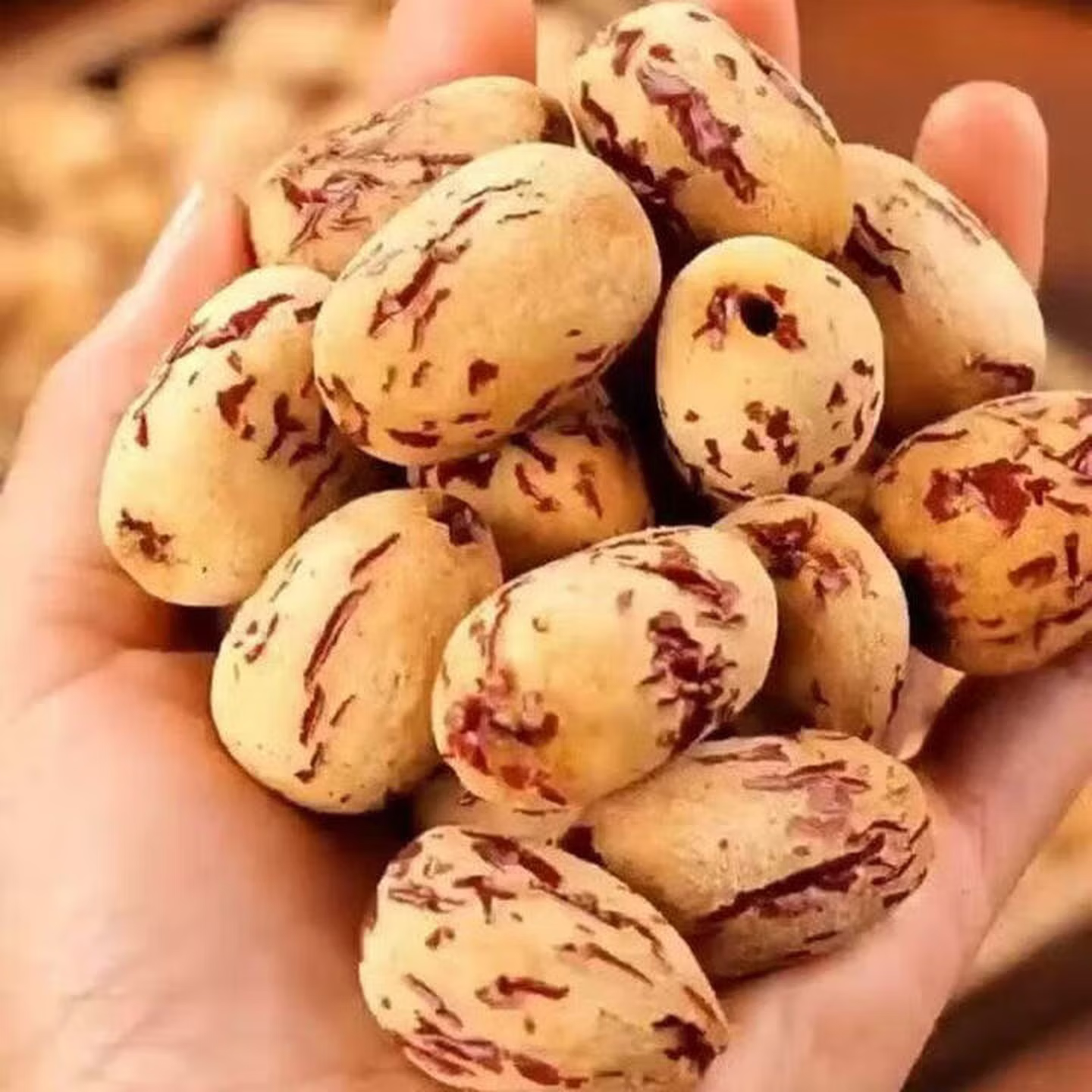 去皮去核烘干红枣若羌虎皮煮粥新疆灰枣无核即食免洗 500克