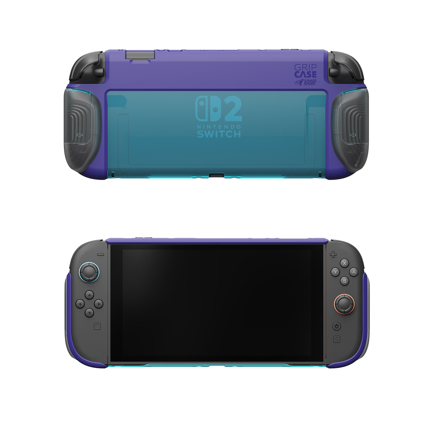 Skull & Co.Switch2保护壳 方块限量版  能插底座 附人体工学三种握把 提升手感 久握不累 骷髅skullnco GripCase2 方块限量版