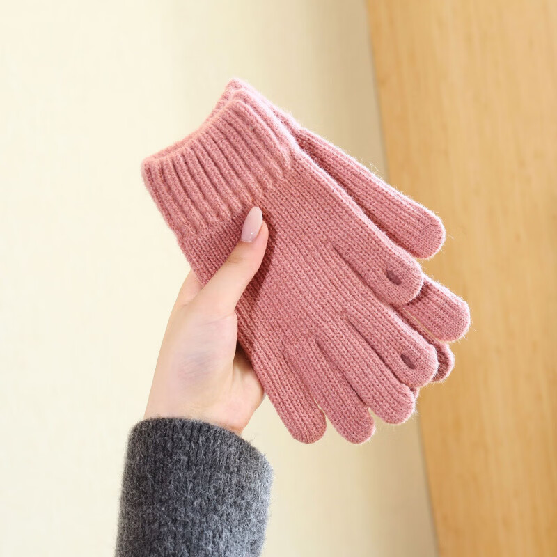 ���޵�ɫ�ʺ����ﶬ��Ů��ɫ��֯���׷�����ů��ָ�ɴ�������¶ָ��ʱ��ͨ�� ���ɫ 13.2Ԫ