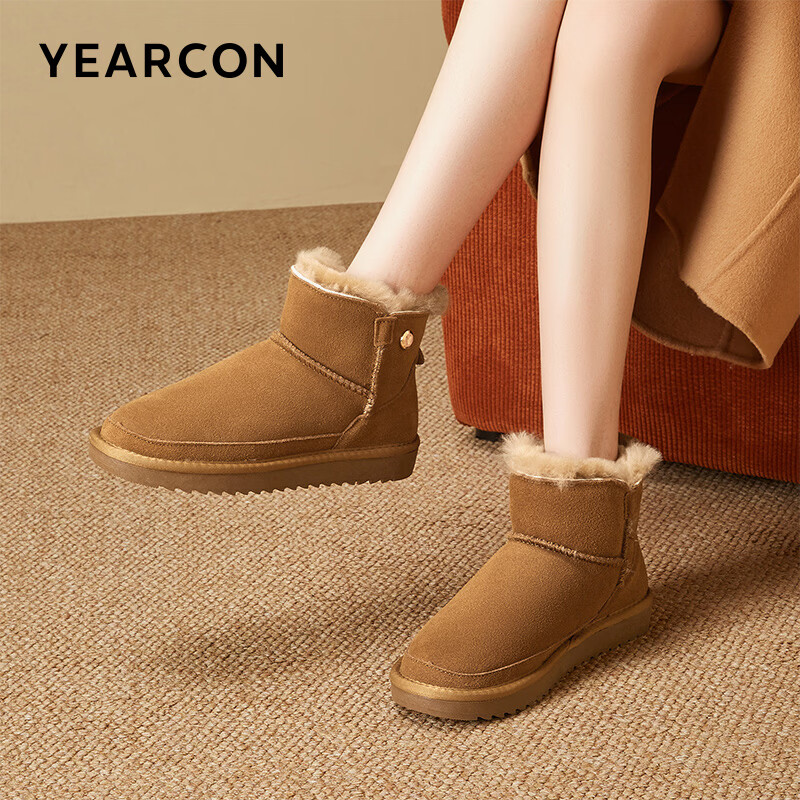 ����� Ůѥѩ��ѥ ���ޱ�ů��׶�ѥ ��ɫ 39 79.9Ԫ