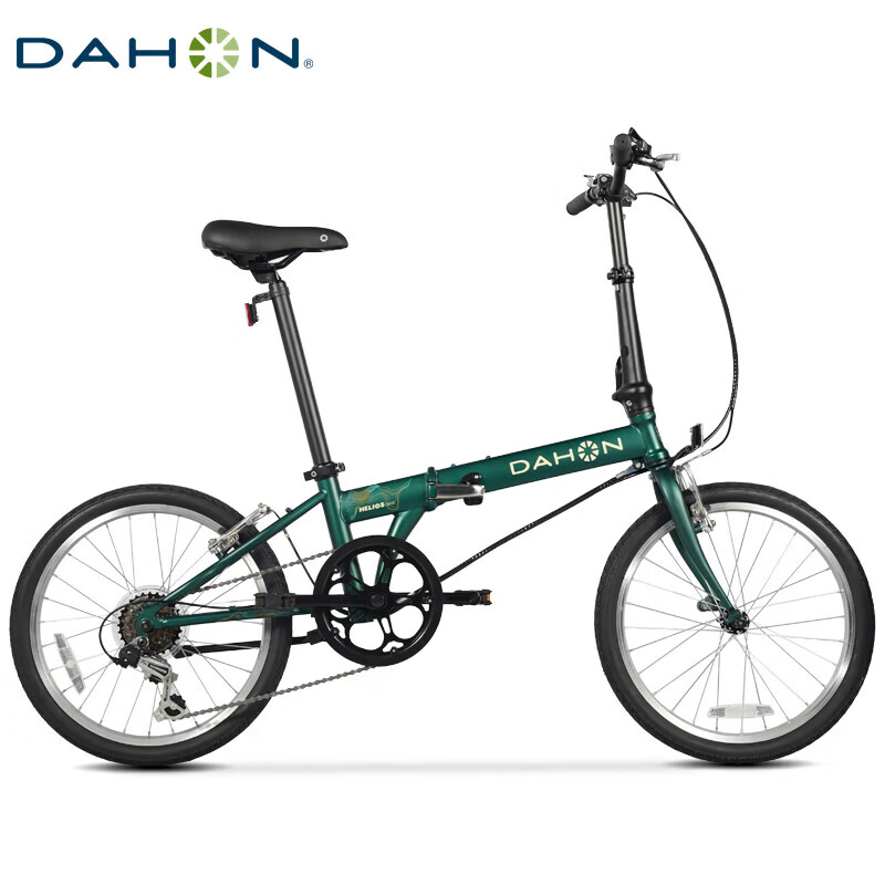 大行（DAHON）经典D6折叠自行车20英寸6速成人休闲单车 KBC061 墨绿色 20英寸