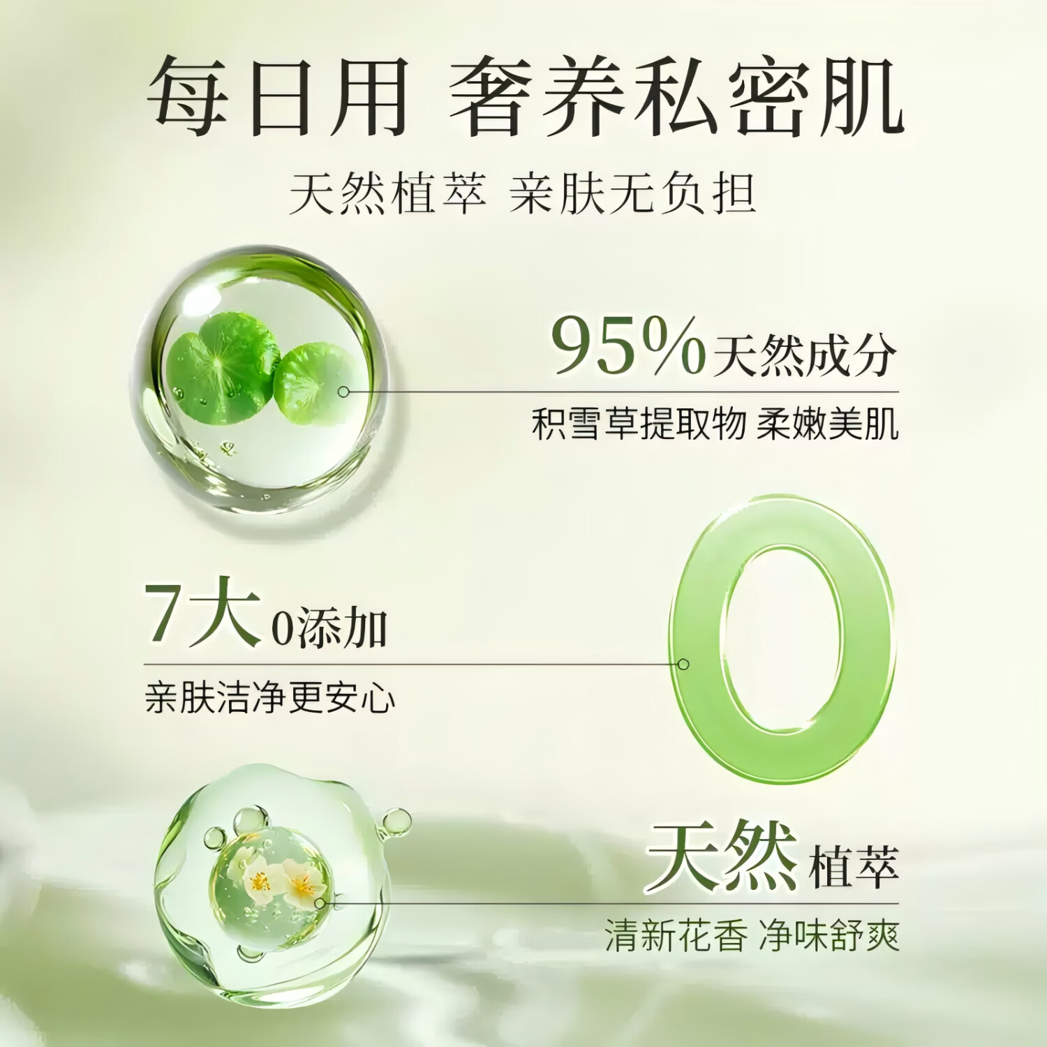 毓婷私处弱酸性清洗液温和平衡ph抑菌舒痒去异味女性私密处阴部 【日常呵护】洋甘菊草本护理慕斯200ml*2