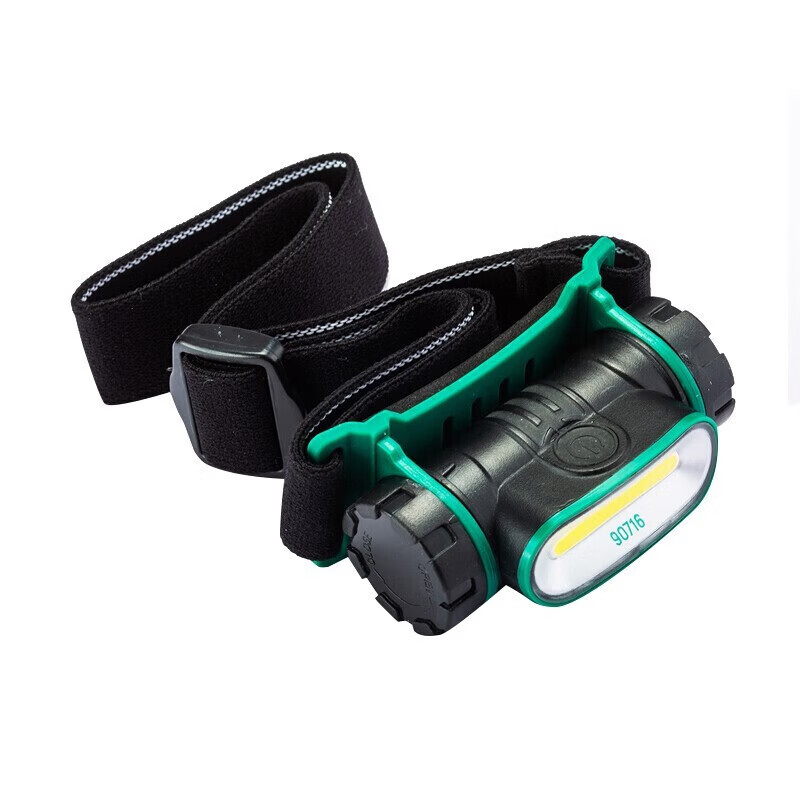 世达(SATA)户外夜钓神器多功能聚泛光两用头灯充电式防水专业级高续航高强度 90716防水锂电头灯150LM