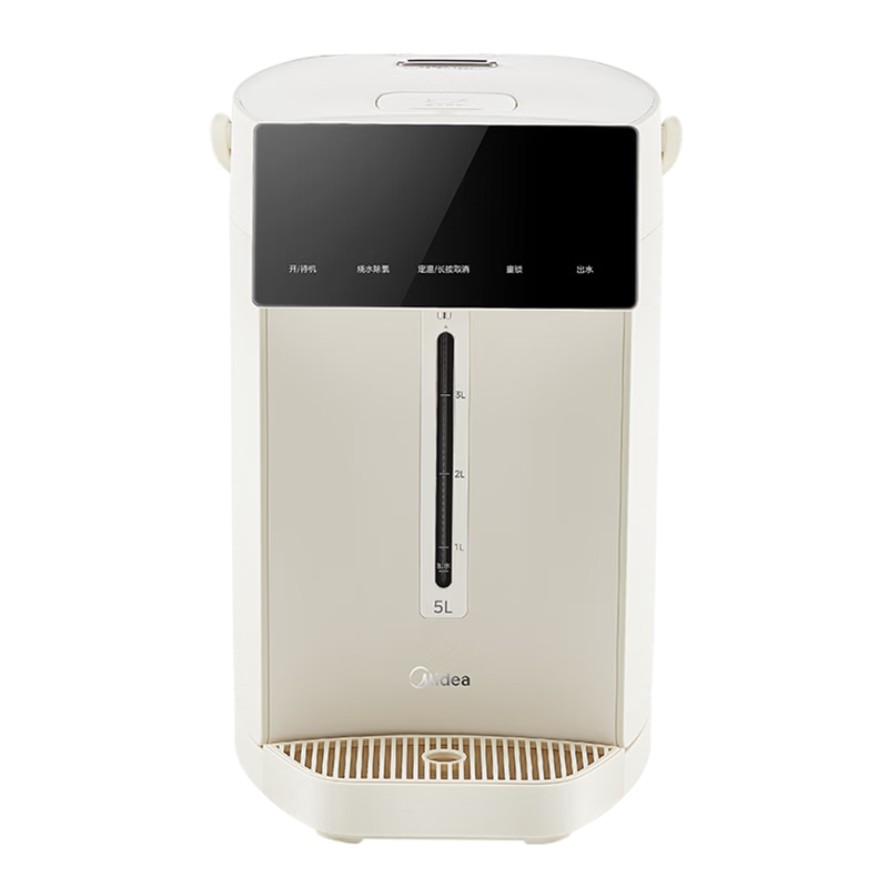 美的（Midea）小魔方电热水瓶可拆5L恒温一体全自动除氯电热水壶有钛无缝内胆保温水壶非即热式饮水机熟水机 5L 有钛无缝内胆【2026年旗舰新品】