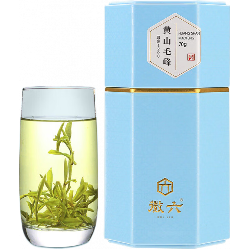 徽六2025新茶徽六明前特級(jí)黃山毛峰70g