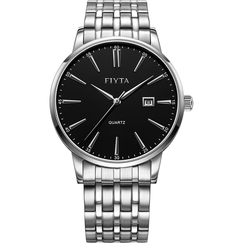 飞亚达（FIYTA）经典系列石英大三针日历手表价格走势及评测