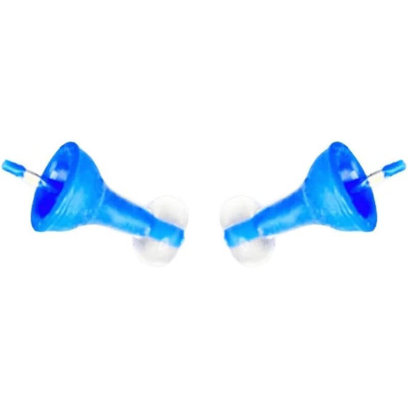 液体耳塞睡眠睡觉超级隔音护耳罩充气硅胶耳堵创意防噪音 蓝色普通耳塞一对 均码