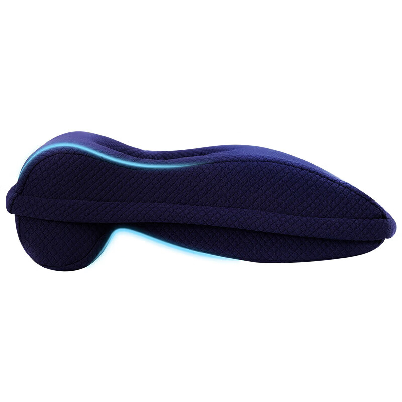 绿之源午睡枕趴睡枕多功能办公室学生午休趴枕神器睡觉趴桌子便携中空 深蓝色