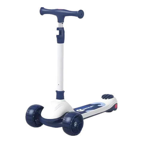 Cakalyen可萊茵二合一兒童滑板車1歲-3歲-6歲 多功能防側(cè)翻遛娃可騎送禮物 藍(lán)莓白巧  二合一【座椅可拆卸】