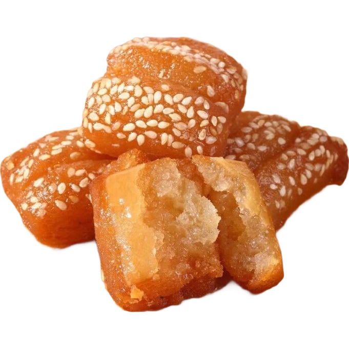 蜜三刀山东特产正宗传统糕点老式点心甜食芝麻条开口笑手工零食 蜜三刀300g*1袋