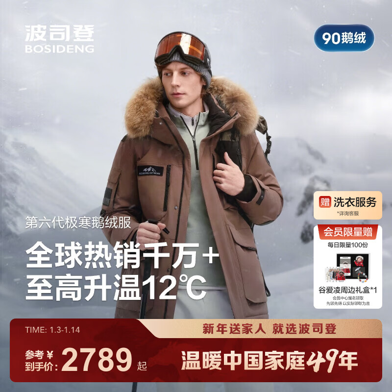 ��˾�ǣ�BOSIDENG��25�����Ӽ���90�޶����̳���������ͬ�����޷�����������챾���� ������7C46-���ߵ���-20��C-������+10%���� 2XL 180/100A ����Լ140-155�� 3099Ԫ