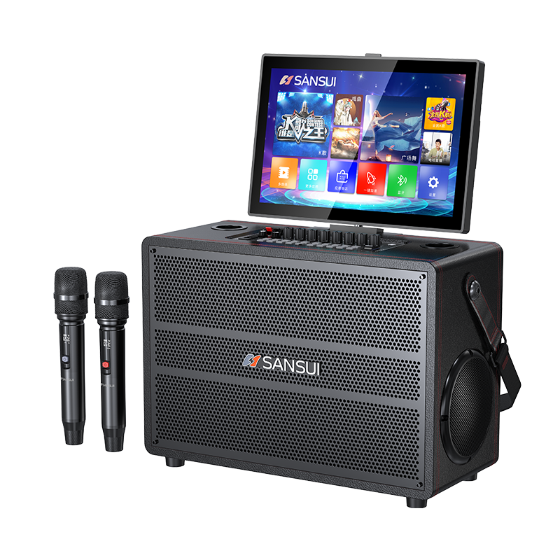 山水（SANSUI）Q66家庭ktv音響套裝卡拉ok一體機(jī)家用戶(hù)外廣場(chǎng)舞音響帶顯示屏點(diǎn)歌機(jī)k歌唱歌專(zhuān)用設(shè)備藍(lán)牙音箱低音