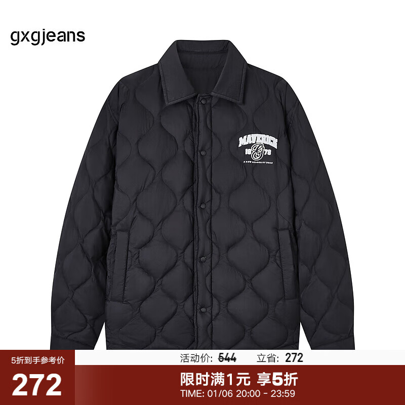 gxgjeans��װ 2024�궬����ů���п��ɷ����ɫ���޷� ��ɫ L (175) 272Ԫ