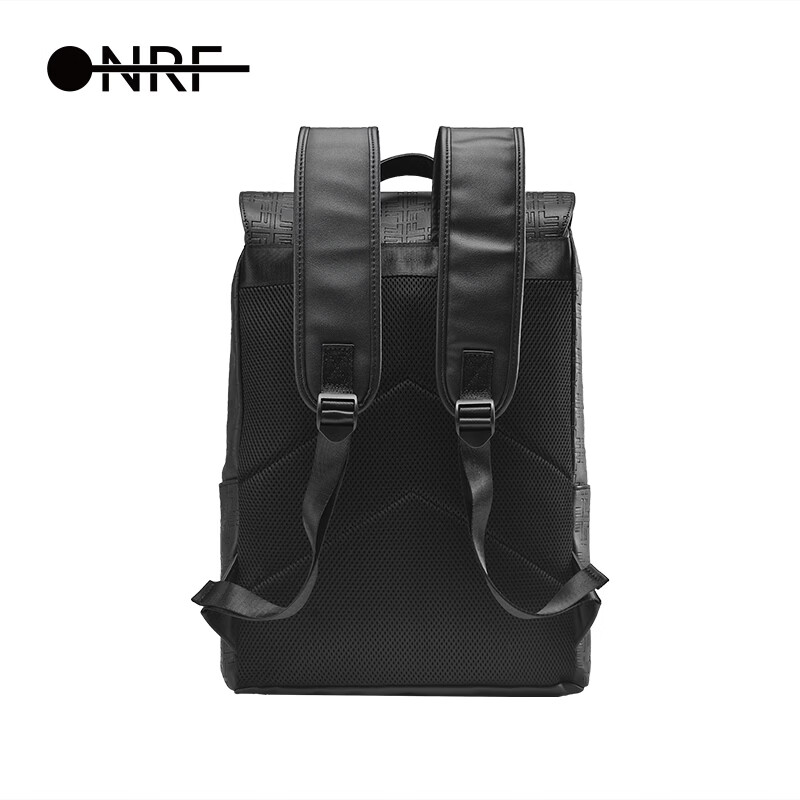 ONRF时尚百搭大容量男士双肩包通勤轻商务休闲外出差通用电脑背包 F1078