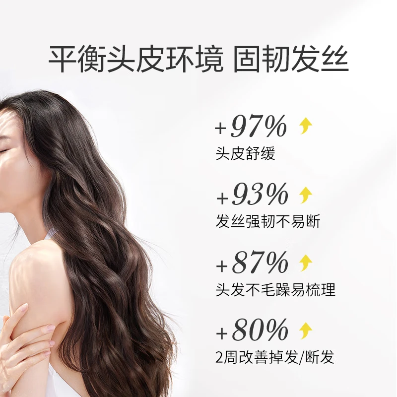 极方控油（300）清爽蓬松无硅油腺苷氨基酸女士男士洗发水 极方400氨基酸赋活洗发水500ml*2+护发素500ml