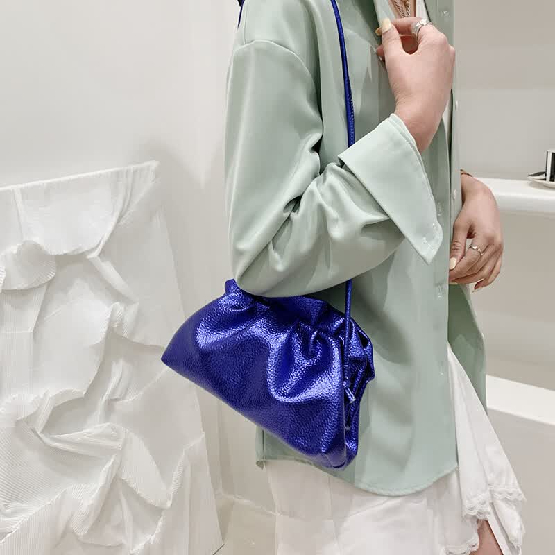 【厂家直发】上新个性洋气糖果色抽带女包2021春夏季时尚简约单肩 红色