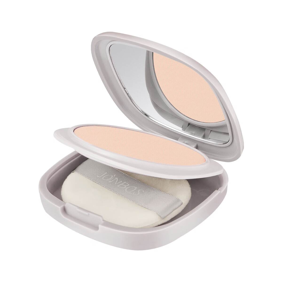 丝感柔雾定妆粉饼显白磨皮持久定薄贴肤不浮粉干湿两用 1#象牙白*1盒装