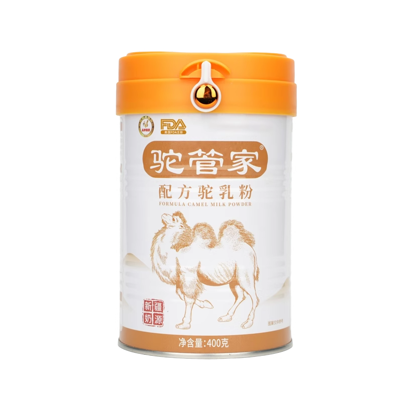 驼管家新疆正宗新鲜益生菌成人中老年孕初乳骆驼奶粉正品官方网旗舰店 【2罐*400g】健康礼遇 精美礼品