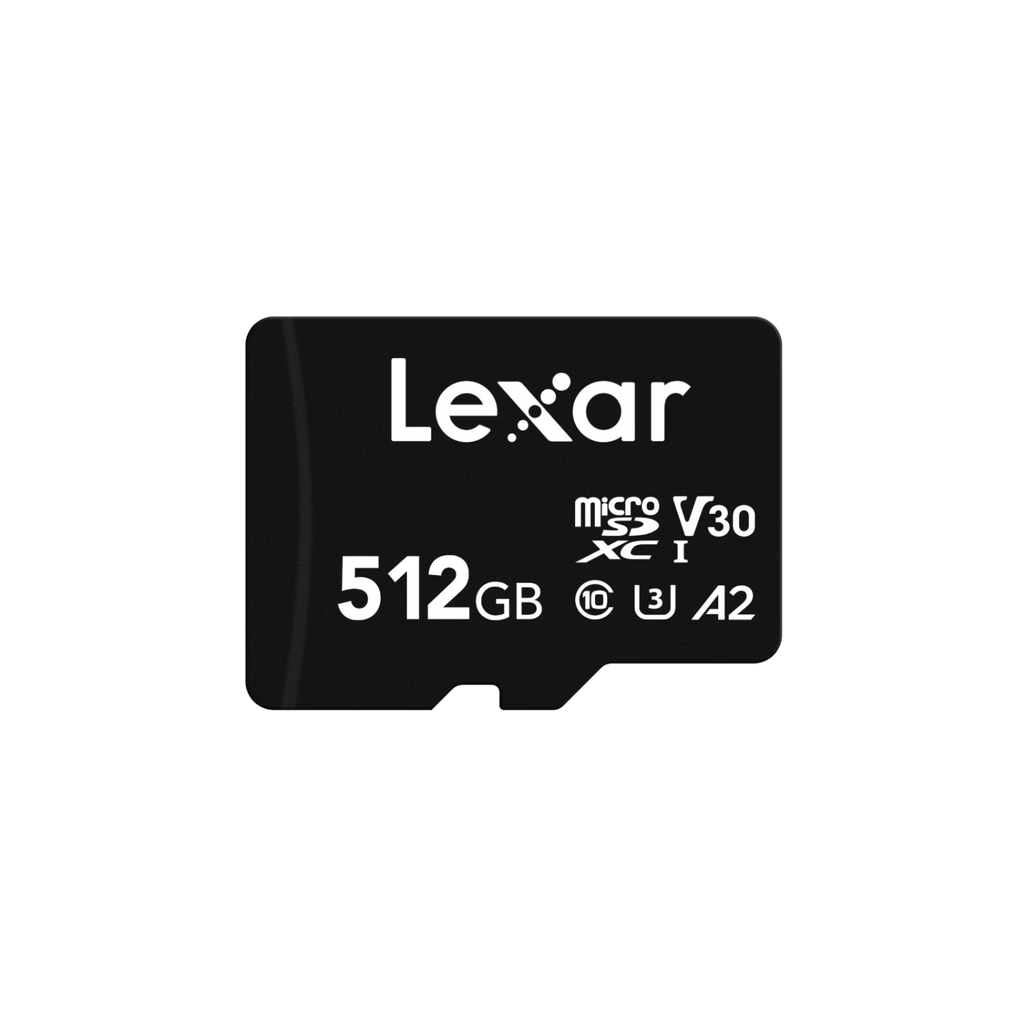 雷克沙（Lexar）512GB TF（MicroSD）存储卡 C10 U3 行车记录仪内存卡 监控高耐卡 7x24小时全天录制 兼容多车型