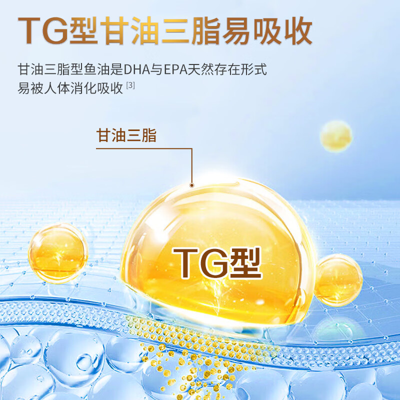 汤臣倍健200粒】深海鱼油软胶囊中老年人有助于维持血脂健康搭大豆卵磷脂 100粒*2瓶 鱼油