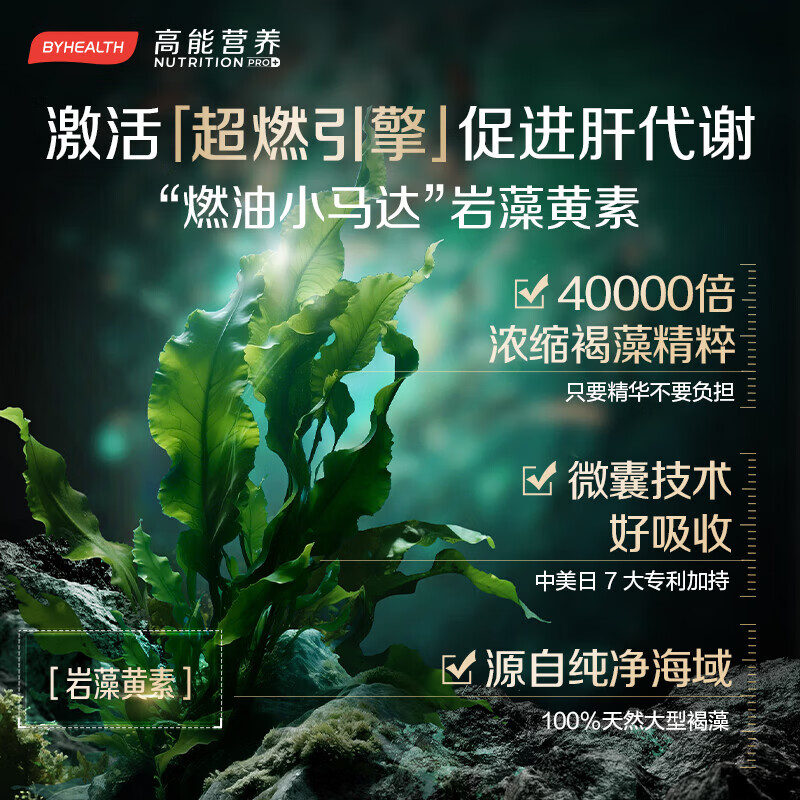 BYHEALTH奶蓟草护肝片二代PLUS水飞蓟熬夜净肝解酒转氨酶脂肪肝损原装进口 【促肝代谢】护肝PLUS120粒+酵素3袋
