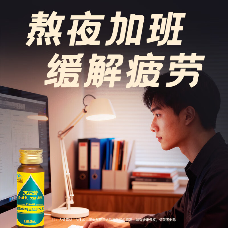三勒浆提高增强免疫力口服液抗疲劳保健耐缺氧加班熬夜抗疲劳5瓶 30ml*5瓶