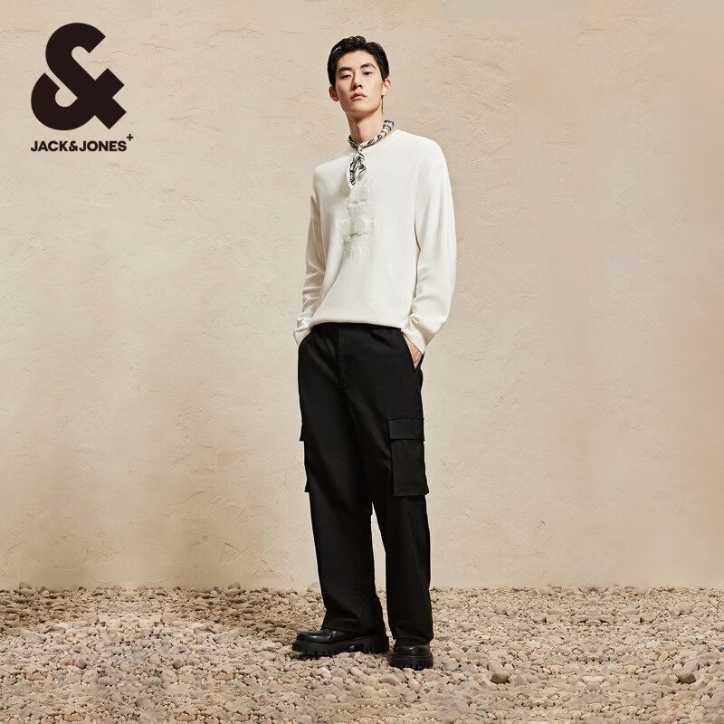 �ܿˡ���˹��JACK&JONES����װ����߽�ʱ����ĸ����Բ����ͷ������֯�������п�225124011 224424001A06ѩ��ɫ S
 134Ԫ(����ȯ)