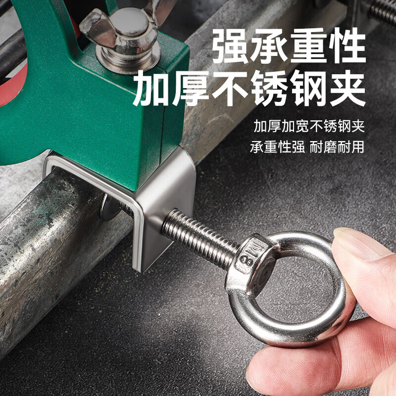 牛享专用桥架拉线滑轮穿线辅助顶棚吊顶车库综合布线弱电工具穿线神器 桥架放线辅助滑轮【绿色】