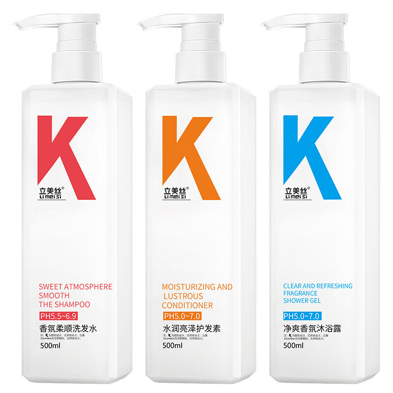 立美丝K系列香氛洗发水去屑香味持久清爽蓬松滋润洗发男女通用 K系列水润亮泽护发素500ml 500ml 京东折扣/优惠券